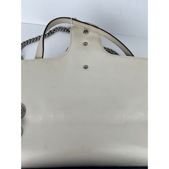 GUCCI Vintage Effect Calfskin Matelasse Medium Torchon Marmont Shoulder Bag - Picture 15 of 16